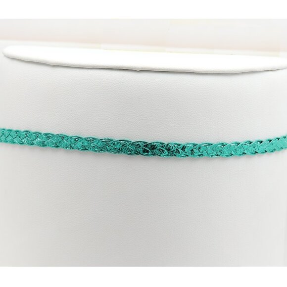 Turquoise Tone Choker Adjustable Length Trendy Chokers (#31) - Picture 9 of 9